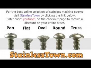 Types of machine screws