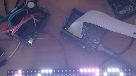 【Arduino】168种传感器模块系列实验（资料代码+仿真编程+图形编程）实验二百二十：P6全彩LED模组 16X32显示屏单元板