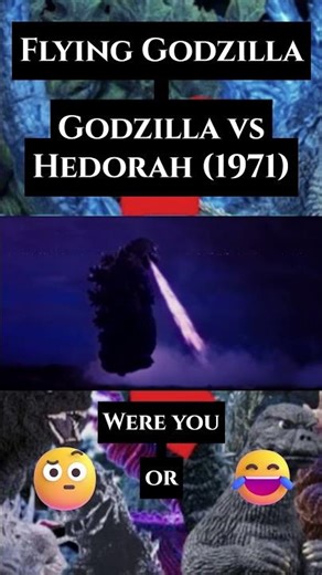 Flying Godzilla: What was your reaction? #godzilla #showaera #movieclip #hedorah