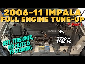 2006-2011 Impala (9th Gen) 3500 & 3900 V6 Tune-Up Part 1: Belt, Tensioner, Air Filter, & TB Cleaning
