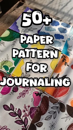 50+ diy paper pattern for journaling ✨#diy #papercraft #journal #shorts #art #shortvideo #drawing