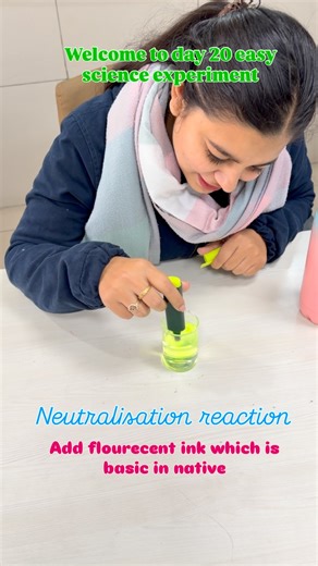 Learn with Pooja on Instagram: "Hello everyone welcome to day 20 easy science experiment and today’s topic is neutralisation reaction To understand the concepts with the help of simple example and make science interesting 🤩🤩 Hope you like it #easyscienceexperiments #teachingeasy #teachersofinstagram"