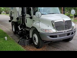 TYMCO Street Sweeper in ACTION
