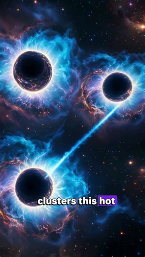 The Galaxy Cluster That Formed Too Fast#SpaceDiscovery#AstronomyReels#DeepSpace#