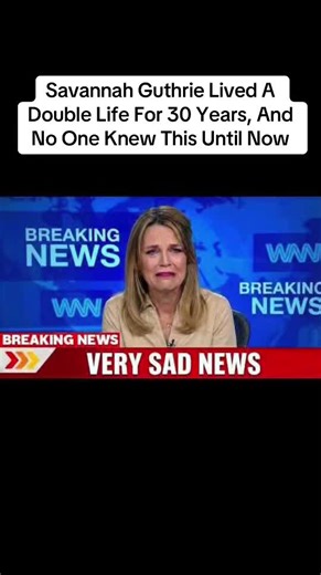 Savannah Guthrie's Hidden Life Exposed After 30 Years