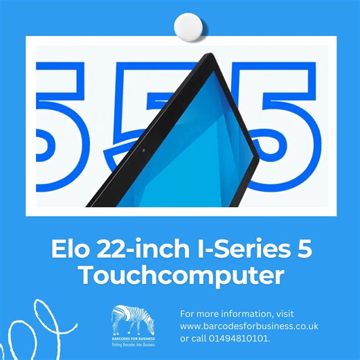Barcodes for Business on Instagram: "✨ Elo 22-Inch I-Series 5 Touchcomputer ✨ Elo’s I-Series delivers the modularity businesses need into a sleek and durable fixed tablet form factor. Complete with a 22-inch Full HD touch display, flexible Android 14 OS, powerful Qualcomm 6490 processor, WiFi 6E, optional POE and four edge connect ports, the I-Series provides the versatility to fit almost any application. https://barcodesforbusiness.co.uk/product/elo-22-inch-i-series-5-with-android-touchscreen-c