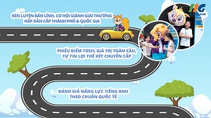 TOEFL CHALLENGE – CƠ HỘI CHINH PHỤC TỔNG GIẢI THƯỞNG HƠN 500 TRIỆU ĐỒNG 🎯 Cơ hội duy nhất trong năm, Ba mẹ Hà Nội có đang bỏ lỡ? ✔️ Sân chơi tiếng Anh uy tín và lớn nhất cả nước ✔️ Cuộc thi giúp đánh giá năng lực của con theo chuẩn quốc tế để xây dựng lộ trình học tập hiệu quả ✔️ Cơ hội nhận phiếu điểm TOEFL có giá trị toàn cầu, tự tin lợi thế xét tuyển chuyển cấp ▶️Vòng Tuyển chọn cấp thành phố Hà Nội đang thu hút hàng ngàn lượt đăng ký. Ba mẹ tham khảo ngay! 👉Dành cho cấp Tiểu học: https://b