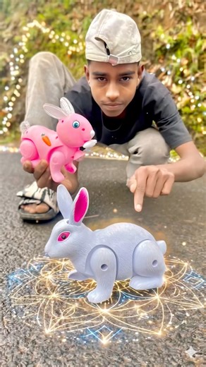 Pink and White Remote Control Khargosh aisa 🥰