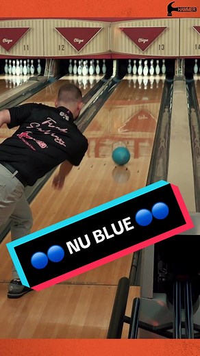 🔵🔵 NU Blue Hammer coming to the lanes near you very soon! If you love Purple Hammers, you will love this one! #hammerbowling #nothinghitslikeahammer🔨 #NUBlue #bowling #bowlingtiktok
