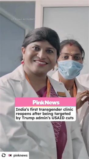 @pinknews India's first transgender clinic has reopened after being forced to close due to the Trump administration's USAID cuts. In January, a USAID funding freeze forced India’s Mitr Clinic to close, disrupting critical services for trans people across the country. Six months later, the clinic has reopened as the Sabrang Clinic, allowing India’s estimated one million trans people to receive lifesaving care once again. According to its website, the Sabrang Clinic 'provides a safe and inclusive 