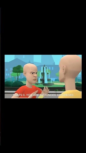 Classic Jaillou hugs Caillou and gets GROUNDED