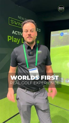 Zen Green Stage on Instagram: "For the first time ever, Zen Golf and Trackman have brought real golf indoors. The Zen Swing Stage 2.0 moves twice as fast as anything else on the market and creates multi-compound slopes that mirror the course exactly. Fairway. Sidehill. Hanging lie. Downhill. All real. All automatic. Hit your shot → Trackman captures the data → The stage instantly reshapes itself to the actual topography of where your ball finishes. Now you’re not just hitting shots. You’re makin