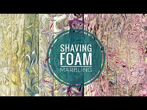 Shaving Foam Marbling - Super Easy DIY Marbling Tutorial