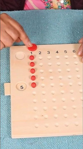 Montessori Multiplication Board For Kids #montessorimath #montessorimom #montessorihomeschool