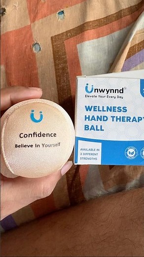 Unwynnd Stress Relief Physio Ball Review Shaking Hands Remedy #Shorts #physioball #stressball