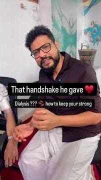 Meet mr strong 💪 a story of a dialysis patient 9840304579