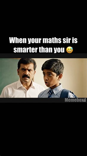 When you try to escape maths homework, but your maths sir is smarter than you😅|#relatable #ytshorts