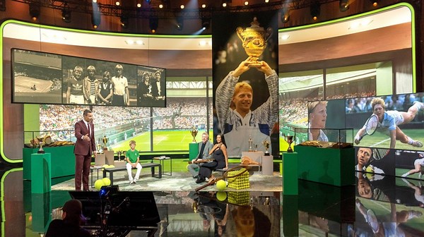 Klein gegen Groß: Das Wimbledon-Duell mit Boris Becker