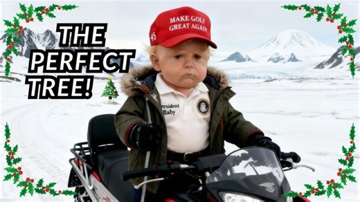 Baby Trump’s Alaska Christmas Tree Adventure Goes Wild! 🎄😂 | Cherie Davis