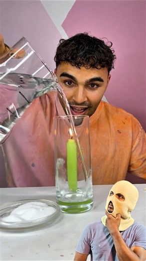 🕯️Amazing Candle Experiment 🤔💡✨| #shorts #science #magic #trending #fyp #experiment