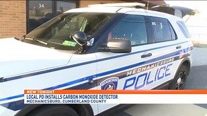 Mechanicsburg police install precautionary carbon monoxide detector in Explorer