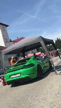 Porsche Cayman 718 GT4 PDK 2021 | Launch control start