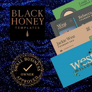 Art Deco Business Card Template, Modern Minimalist Design (editable Canva) - Etsy Canada