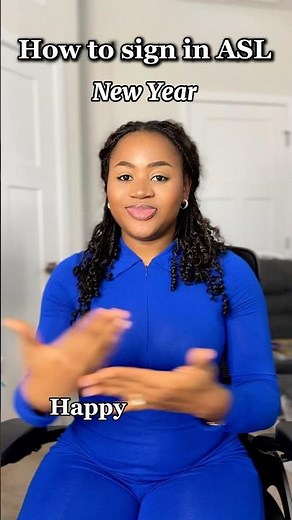 How to sign “New Year” in #asl