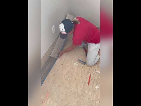 How to install vinyl plank Grip Strip flooring Traffic Master Flooring