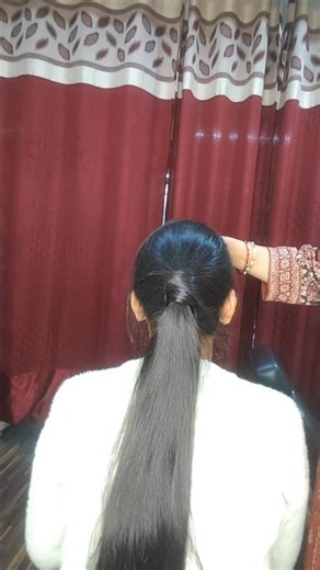 Pony Tell Hairstyle Video # YouTube Short Viral Video # Try This Hair Style 👏