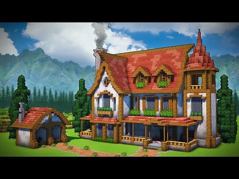 Minecraft: How To Build A Farmhouse | Tutorial
