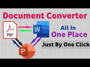 How to Convert PDF to Word | Word to PDF | PPT to PDF | Merge, Split, Compress Files Easily !!
