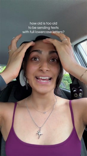 how old is too oldto be sending texts with full lowercase letters? i used proper punctuation always,