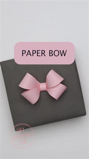 Gift Wrapping Love on Instagram: "Full Video: How to Make a Paper Bow Step by Step | Easy Gift Wrapping Idea 🎀 https://youtu.be/mQBRXJmrIbQ 🎀 Watch the full video on YouTube — link above or in bio. Music licensed through Uppbeat: Our Memories (Monument) License code: I8F0DRQ8XLQNKVU5 . . . #paperbow #diybow #papercrafts #christmascrafts"