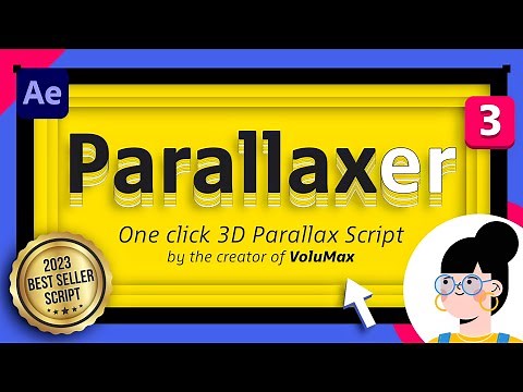 One Click 3D PARALLAX Script | PARALLAXER 3 for After Effects