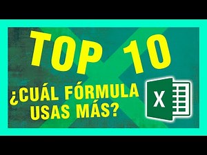 ❎ Top 10 ❎ 👉 Las FORMULAS MAS UTILIZADAS en Excel [2022]