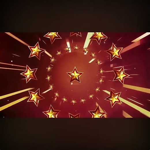Visual Pack 🎬 | Patriotic Red Stars | VJ Loop LED School Stage