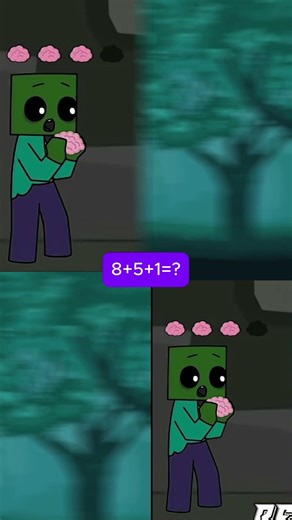 Zombie and Me are Preparing For Battle #memes #shorts #animation #funny #trending #minecraft
