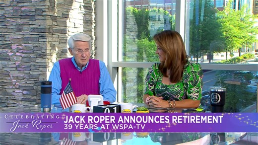 ICYMI: Jack Roper announces his retirement on Your Carolina! https://www.wspa.com/celebrating-roper/ | WSPA 7News