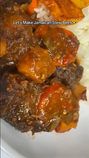 Authentic Jamaican Stew Beef Recipe | Rich, Flavorful & Cozy🇯🇲🍂