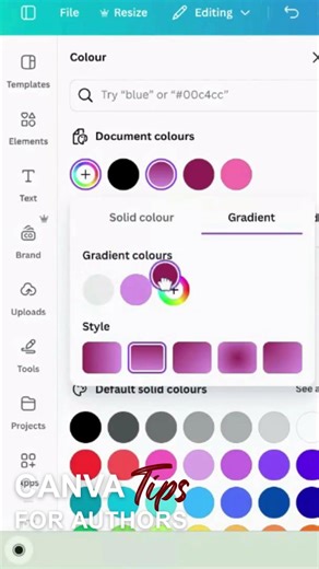 Professional Book Promos: Canva Gradients in 45 Seconds