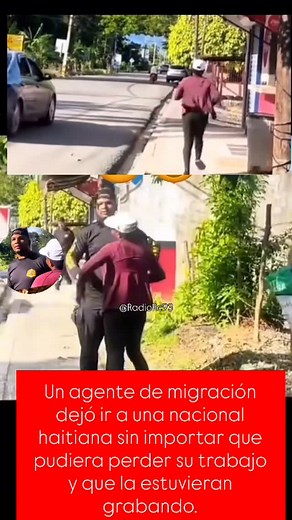 400K views · 14K reactions | Un agente de migración dejó ir a una nacional haitiana sin importar que pudiera perder su trabajo y que la estuvieran grabando. Fue un gesto de amor al prójimo. | Rafael Coronado | Facebook