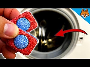 🦊 THROW Dishwashing Tabs in your Washing Machine and WATCH WHAT HAPPENS 💥