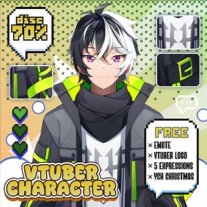 Custom Vtuber Model Commission - Anime Character Design & Rigging - Etsy