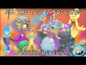 (HAIVV & EYESING) All OFFICIAL Monster Redesigns - MSM The Lost Landscapes