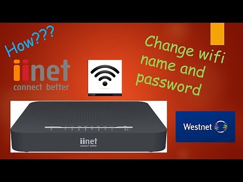 iiNet TG789 - How to change Wi Fi name and password