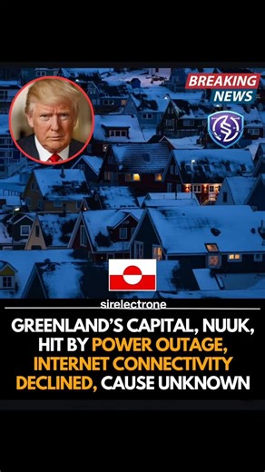 SIRELECTRONE TEAM | A sudden and widespread internet blackout has struck Greenland, severely disrupting connectivity across the territory, including the... | Instagram