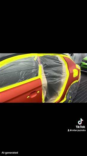 Car bodywork masking and paperwork