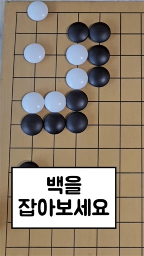 첫눈에 급소가 보이시나요#바둑#바둑배우기#사활#문제풀이