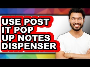 How to Use Post It Pop Up Notes Dispenser (easy Method)